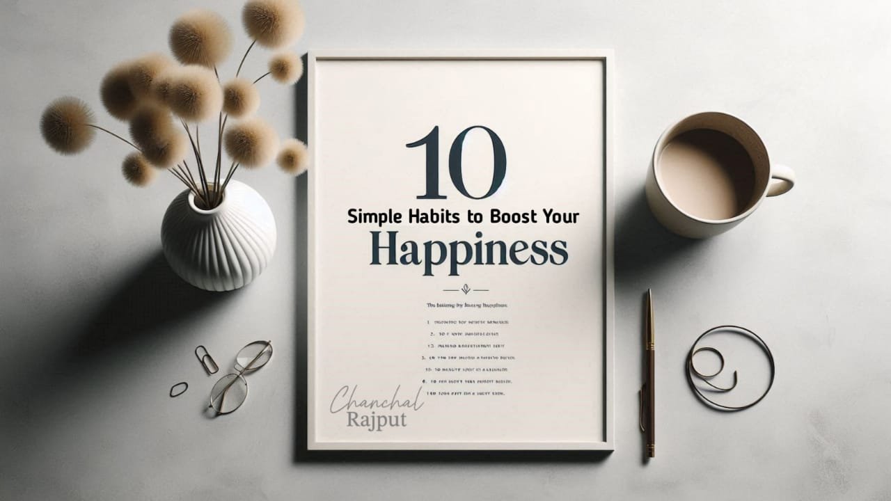 10 Simple Habits to Boost Your Happiness Daily - Chanchal Rajput